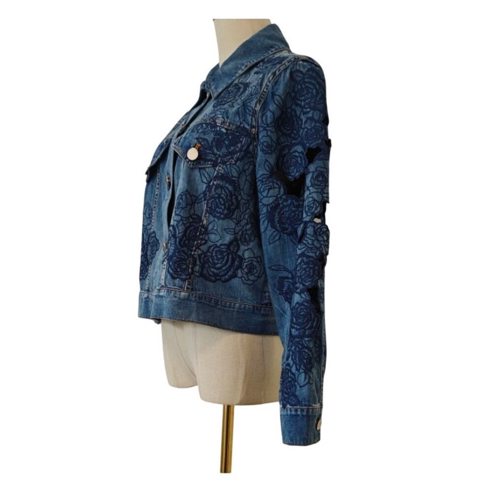 Alice + Olivia CHLOE DENIM JACKET - Picture 7 of 11